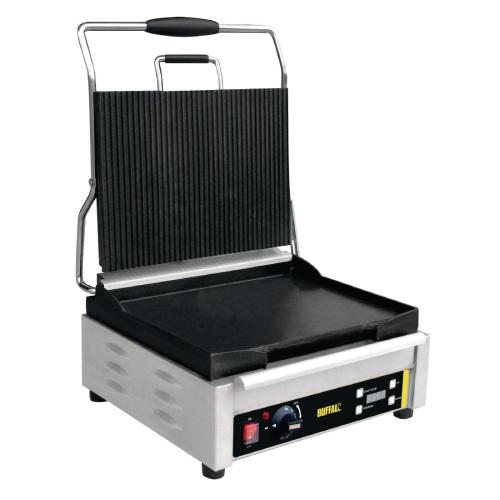 Buffalo Contact Grill Large Ribbed/Flat