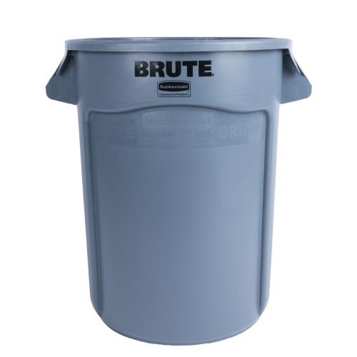 Rubbermaid Round Brute Container Grey - 121.1Ltr