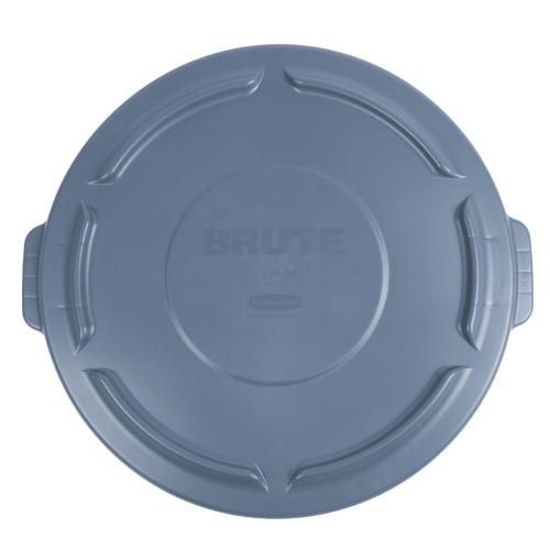 Rubbermaid Round Brute Lid Grey - 121.1Ltr