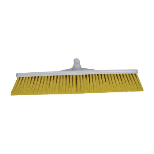 Scot Young Stiff Hygiene Broom Yellow - 12"