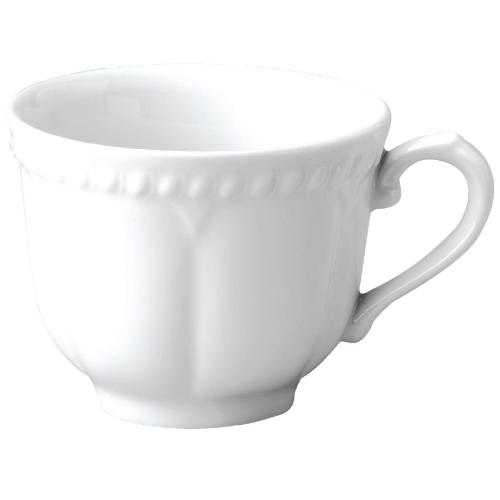 Buckingham White Elegant Tea Cup - 220ml 7.75oz (Box 24)