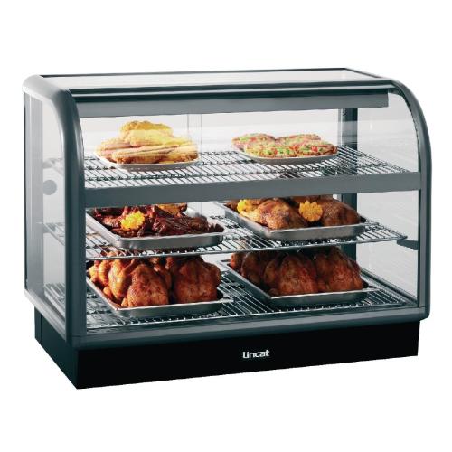 Lincat Seal Curved Front Heated Display Back Serve 755x1000x650mm (Direct)