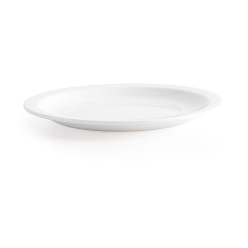 White Nova Plate - 7" (Box 24) (Direct)