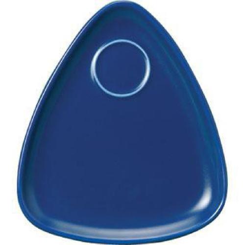 Snack Attack Blue Triangular Plate 9.5" (Box 6) (Direct)