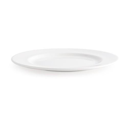 White Classic Plate - 12 1/4" (Box 12)