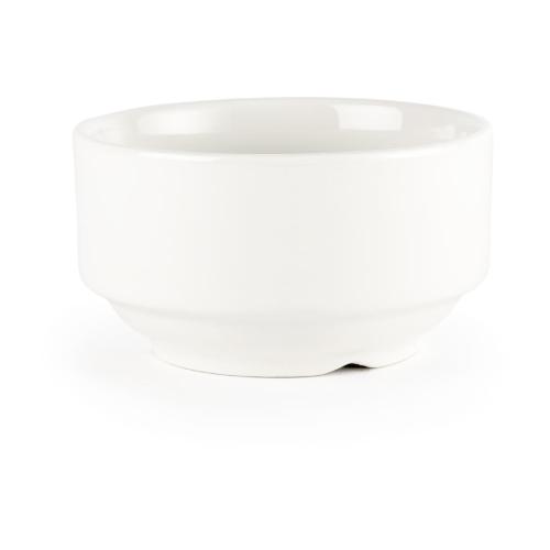 White Consomme Bowl Unhandled - 14oz (Box 24)