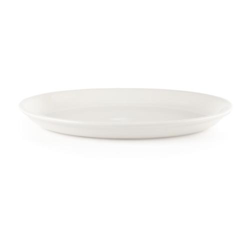 White Oval Plate/Platter - 10" (Box 12) (Direct)