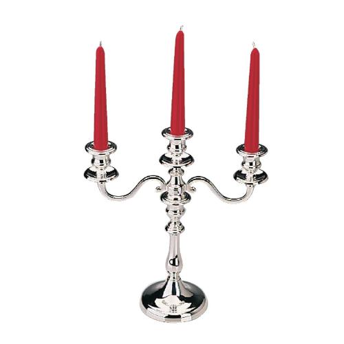 Candleholder Silver Plated 3 Candle (B2B)