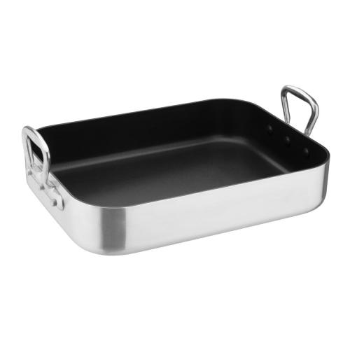 Vogue Roasting Pan Aluminium - 400x300x80mm 15 1/2x11 3/4x3"