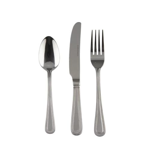 Olympia Bead Cutlery Sample Set 18/0 (Table Knife Table Fork Dessert Spoon)