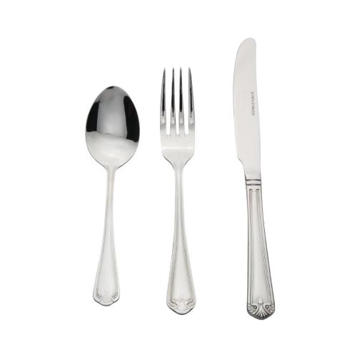 Olympia Jesmond Cutlery Sample Set 18/0 (Table Knife Table Fork Dessert Spoon)