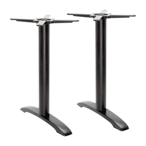 Bolero Cast Iron Twin Leg Table Base (Poseur Height)