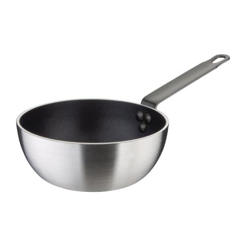 Vogue Saute Pan Non-Stick Teflon Platinum Plus Aluminium - 200x78mm 7 3/4x3"