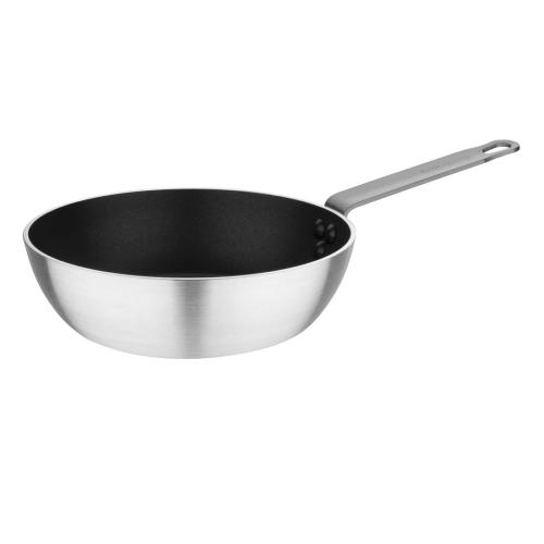 Vogue Saute Pan Non-Stick Teflon Platinum Plus Aluminium- 240x70mm 9 1/2x2 3/4"