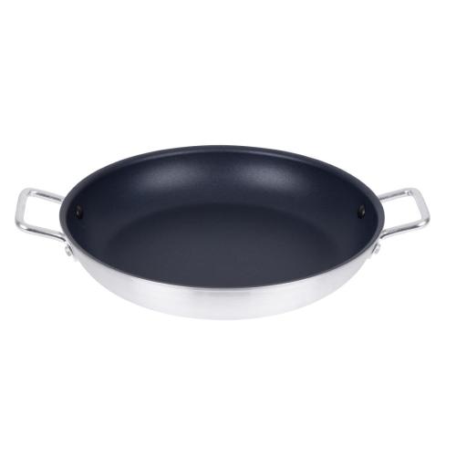 Vogue Paella Pan Non-Stick Teflon Platinum Plus - 350x65mm 13 3/4x2 1/2"