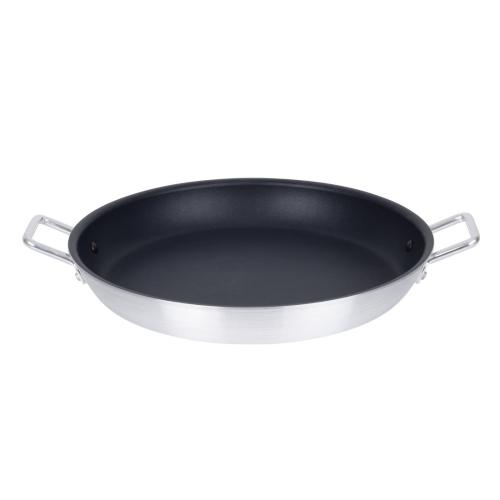 Vogue Paella Pan Non-Stick Teflon Platinum Plus - 450x68mm 17 3/4x2 5/8"