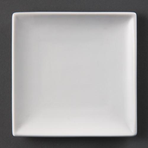 Olympia Whiteware Square Plate - 140mm (Box 12)