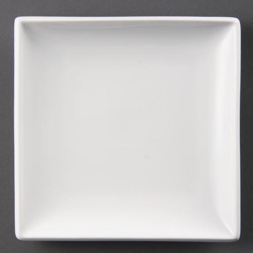 Olympia Whiteware Square Plate - 240mm (Box 12)