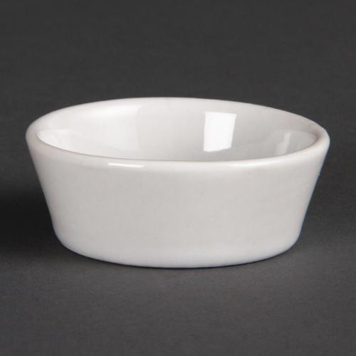 Olympia Whiteware Sloping Edge Bowl - 50mm (Box 12)