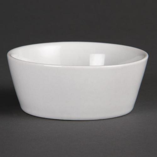 Olympia Whiteware Sloping Edge Bowl - 90mm (Box 12)