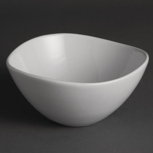 Olympia Whiteware Wavy Bowl White - 150mm (Box 12)