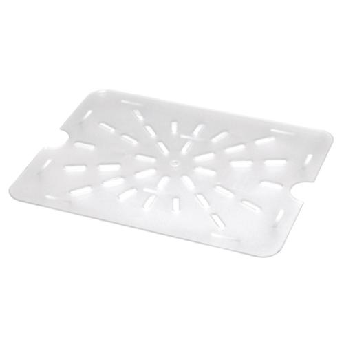 Vogue Clear Polycarbonate Drainer Plate - GN 1/2