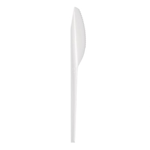 Fiesta Lightweight Plastic Knife White (Pack 100)