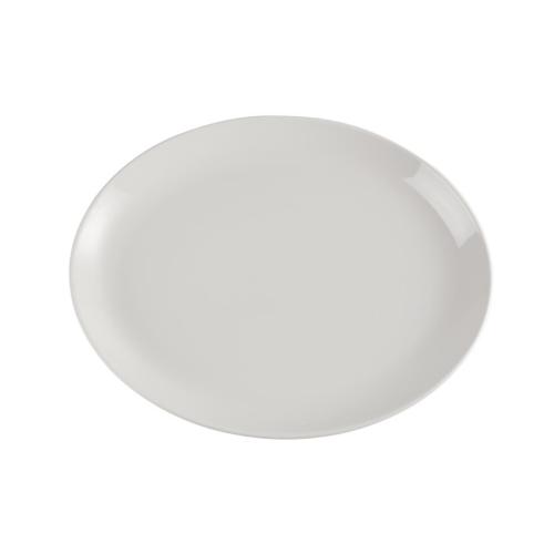 White Oval Plate/Platter - 340mm 13 1/4" (Box 12) (Direct)