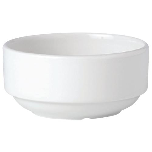 Simplicity White Stacking Soup Cup Unhandled - 28.5cl 10oz (Box 36) (Direct)