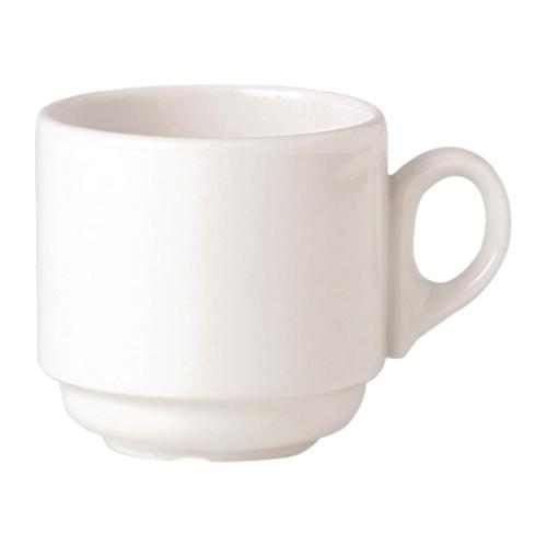 Simplicity White Cup Stacking Atlanta - 21.25cl 7 1/2 oz (Box 36) (Direct)