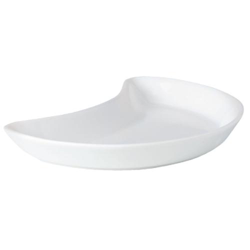 Simplicity White Crescent Salad - 202.5mm 8" (Box 12) (Direct)