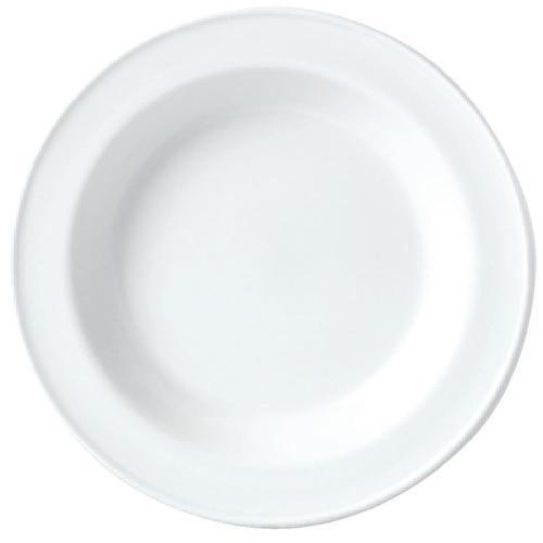 Simplicity White Soup Plate - 215mm 8 1/2" (Box 24) (Direct)