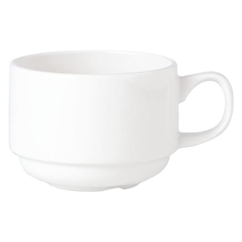 Simplicity White Slimline Stacking Cup - 20cl 7oz (Box 36)