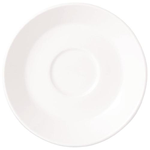 Simplicity White Slimline Saucer - 152.5mm 6" Box 36)