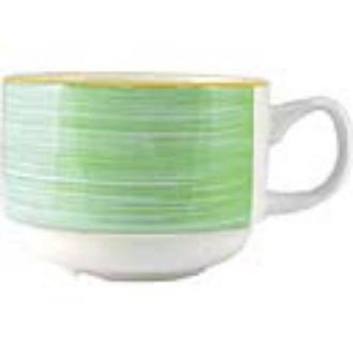 Rio Green Slimline Stacking Cup - 20cl 7oz (Box 36) (Direct)