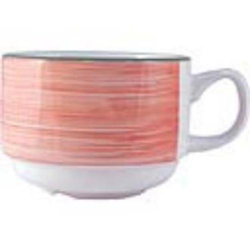 Rio Pink Slimline Stacking Cup - 20cl 7oz (Box 36) (Direct)