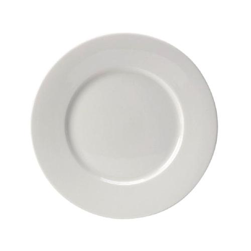 Steelite Monaco White Plate Wide Rim - 255mm 10" (Box 24) (Direct)