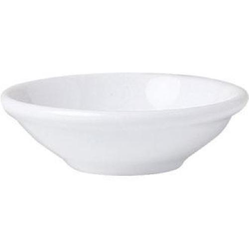 Mandarin White Dish S/S - 70mm 2 3/4" 3.25cl 1 1/4oz (Box 12) (Direct)