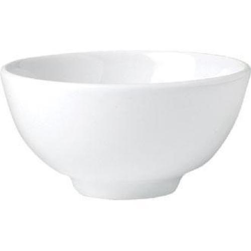 Mandarin White Bowl - 20cl 7oz 103mm 4" (Box 12) (Direct)