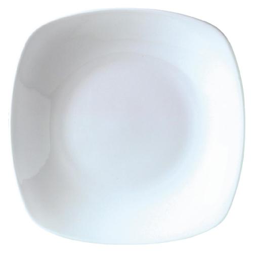 Quadro White Plate - 230x230mm 9x9" (Box 24) (Direct)