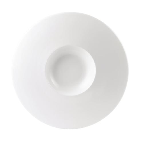 Monaco White Float Bowl - 305mm 12" Large Well 190mm 7.5" (Box 6) (Direct)