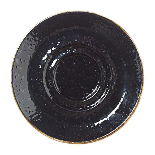 Steelite Craft Liquorice Saucer Double Well Small 11.75cm (Box 12) (Direct)