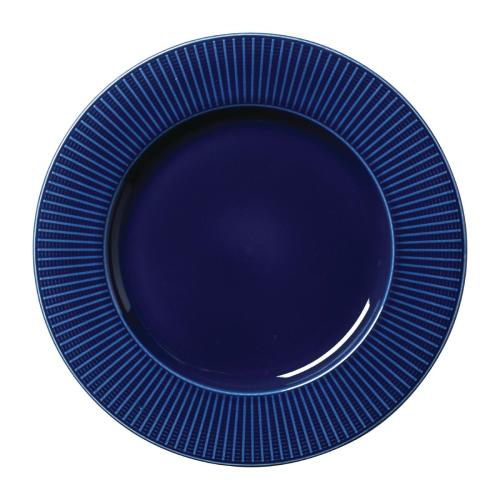 Steelite Willow Azure Gourmet Plate Large Well - 28.5cm 11 1/4" (Box 6) (Direct)