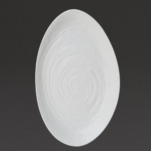 Steelite Scape White Lg Oval Platter 40x24.2cm 16"x9 1/2" (Box 1) (Direct)