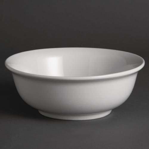 Olympia Whiteware Salad Bowl - 200mm (Box 6)