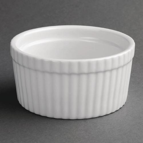 Olympia Whiteware Souffle Dish - 100mm (Box 6)