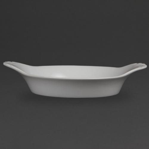 Olympia Whiteware Round Eared Dish - 47x220x177mm (Box 6)