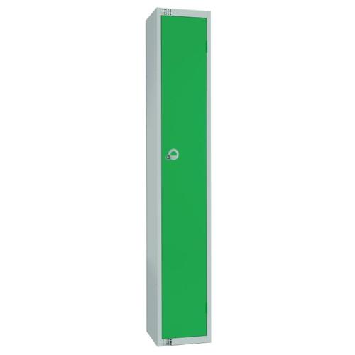 300mm Deep Locker 1 Door Combi Lock) Green - 1800x300x300mm (Direct)