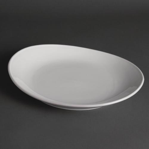 Olympia Whiteware Steak Plate White - 306mm (Box 6)