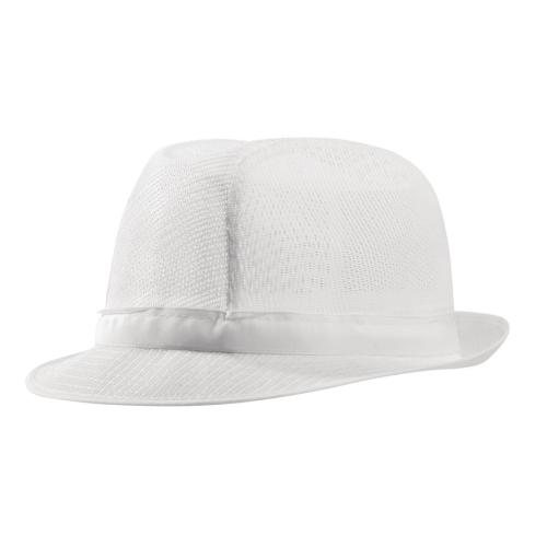 Trilby Hat White L